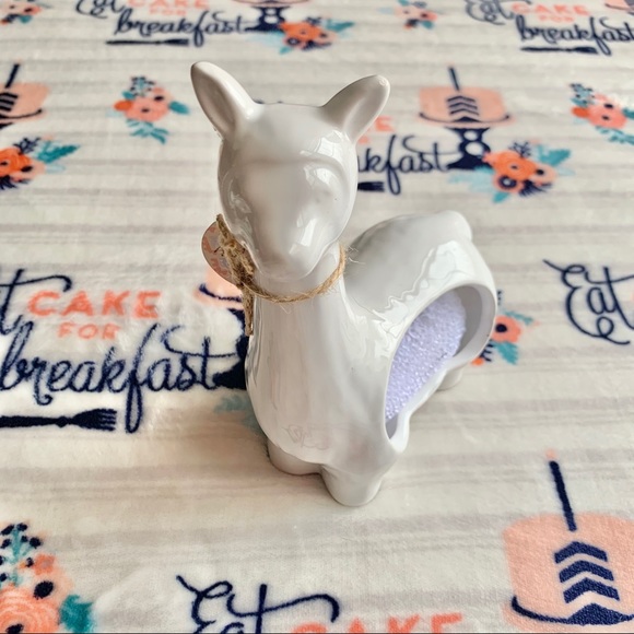 1 LEFT! 🦙 Llama Ceramic White Sponge Holder 🦙 - Picture 4 of 10
